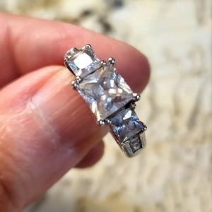 Sterling silver CZ ring